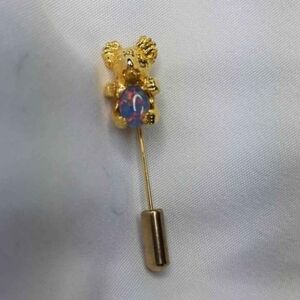 Genuine Opal Koala Tie Pin
